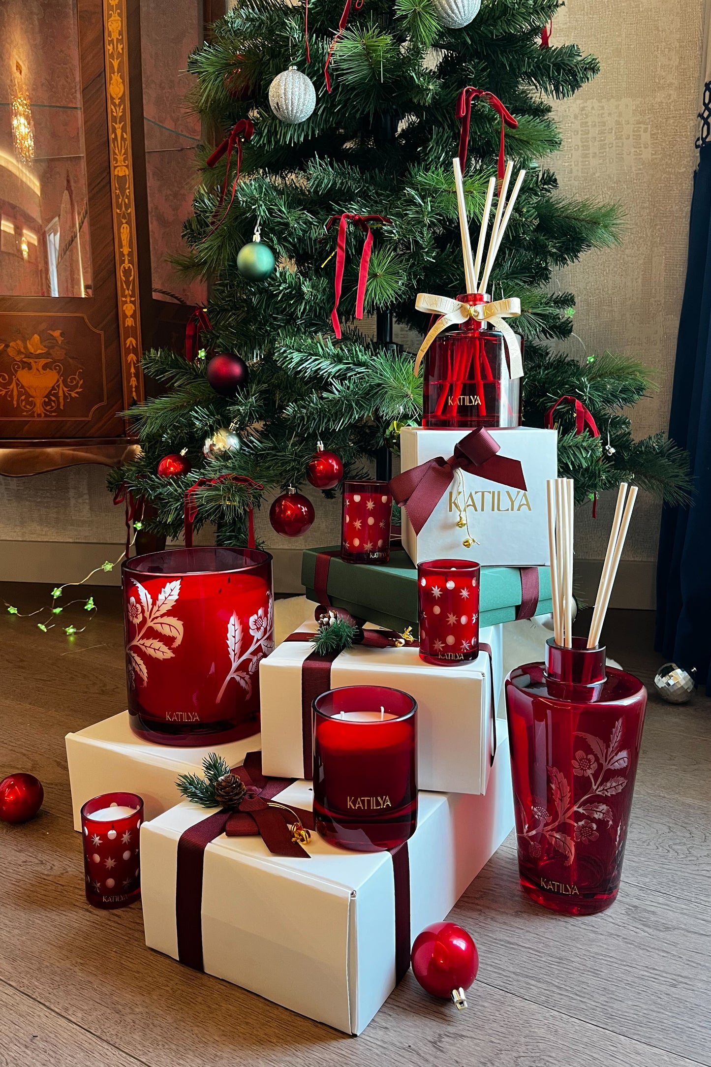 LEROZ 4’lü Mum Seti – Sınırlı Yeni Yıl Özel Serisi